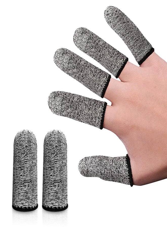YERGOFE 24 Pieces Finger Cots Cut Resistant - Reusable Finger Covers for Cuts, Gloves Life Extender, Cut Resistant Finger Protectors for Kitchen, Work, Sculpture, Anti-Slip (Pack of 24) - Image 1